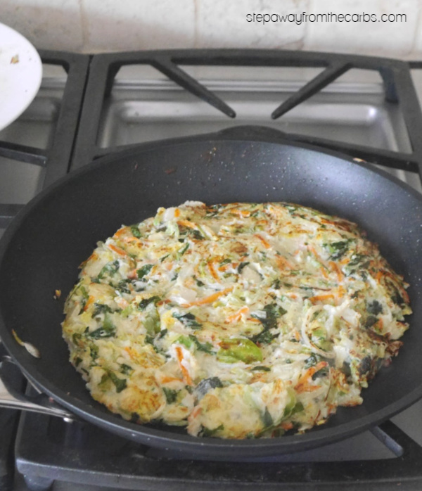 Low Carb Bubble and Squeak - a classic English vegetable dish made from leftovers