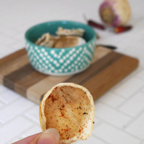 Spicy Turnip Chips