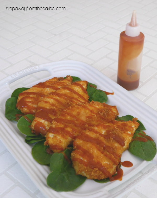 Low Carb Chicken Katsu - a keto friendly version of the classic Japanese dish