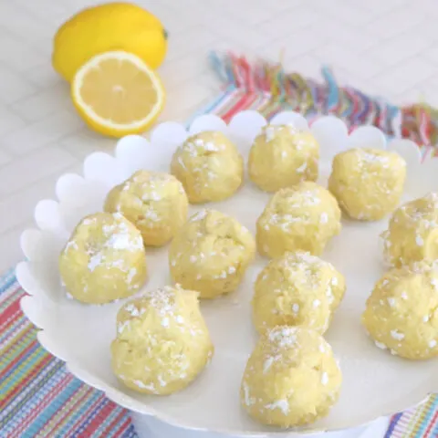 Low Carb Lemon Truffles