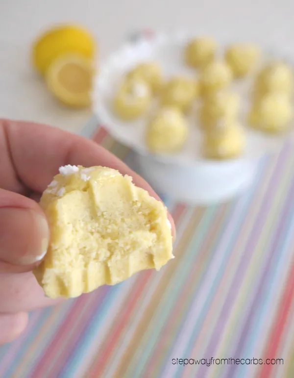Low Carb Lemon Truffles - delicious sugar free and keto-friendly sweet treats!