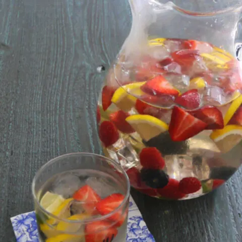 Low Carb White Wine Sangria