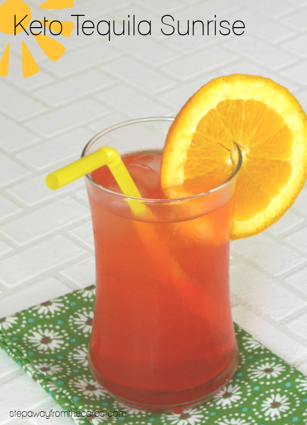 Keto Tequila Sunrise