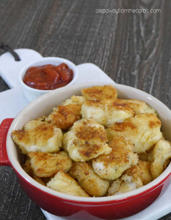 Low Carb Fried Cheese Curds - a super delicious keto friendly appetizer or snack