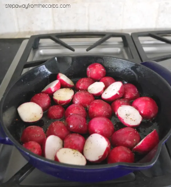 Low Carb Loaded Radishes - a delicious alternative to potatoes!