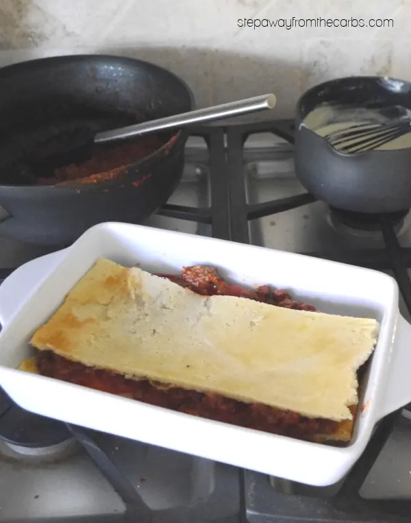 Fathead Lasagna - a low carb and high fat alternative to the classic Italian dish!