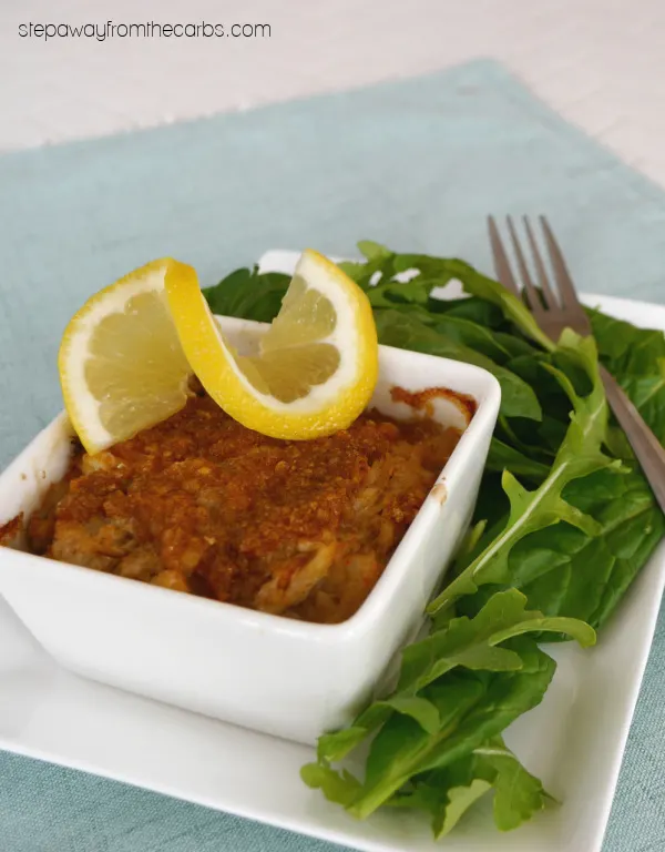 Keto Crab Imperial - a delicious appetizer or lunch dish that is low carb and gluten free!