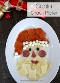 Low Carb Santa Snack Platter - Step Away From The Carbs