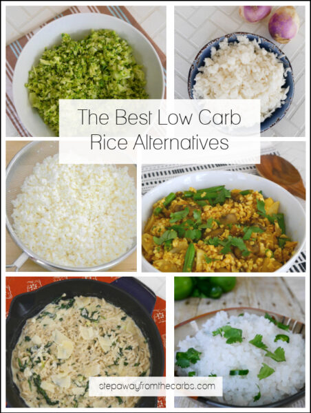 The Best Low Carb Rice Alternatives - Step Away From The Carbs