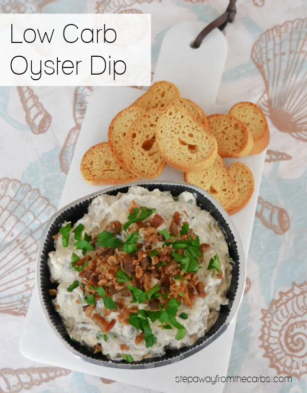Low Carb Oyster Dip - creamy, salty, and super easy to make! Low Carb Oyster Dip - creamy, salty, and super easy to make!