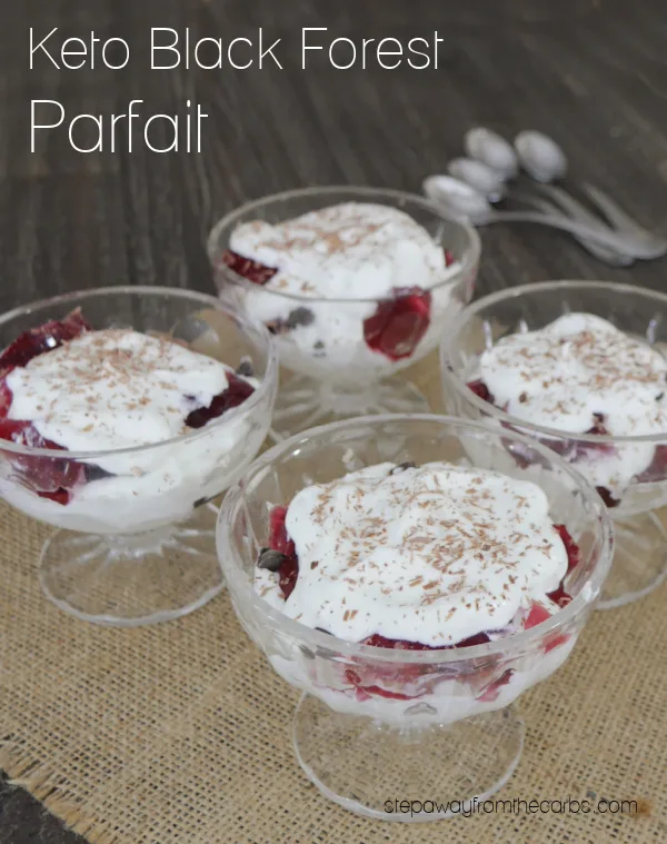 Keto Black Forest Parfait Step Away From The Carbs