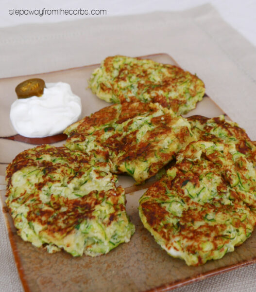 Keto Spicy Zucchini Fritters - Step Away From The Carbs