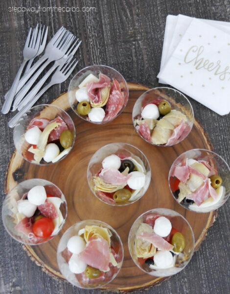 Low Carb Antipasto Cups - Step Away From The Carbs