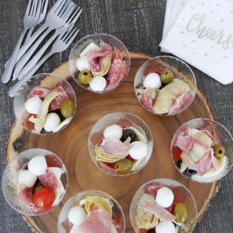 Low Carb Antipasto Cups