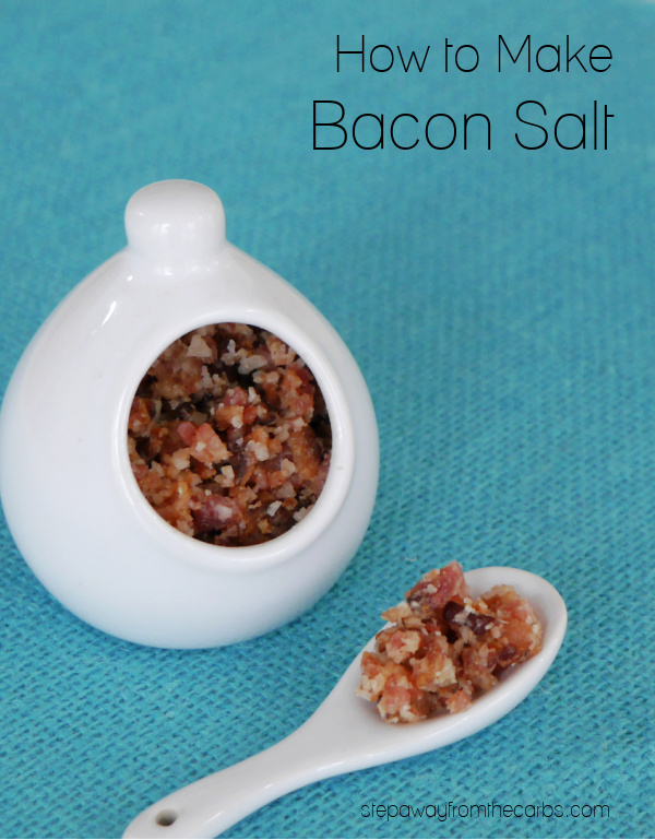 How to Make Bacon Salt - a fantastic seasoning with a ton of flavor!