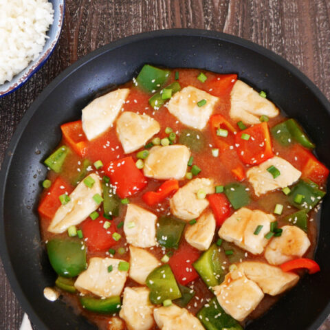 Keto Sweet and Sour Chicken