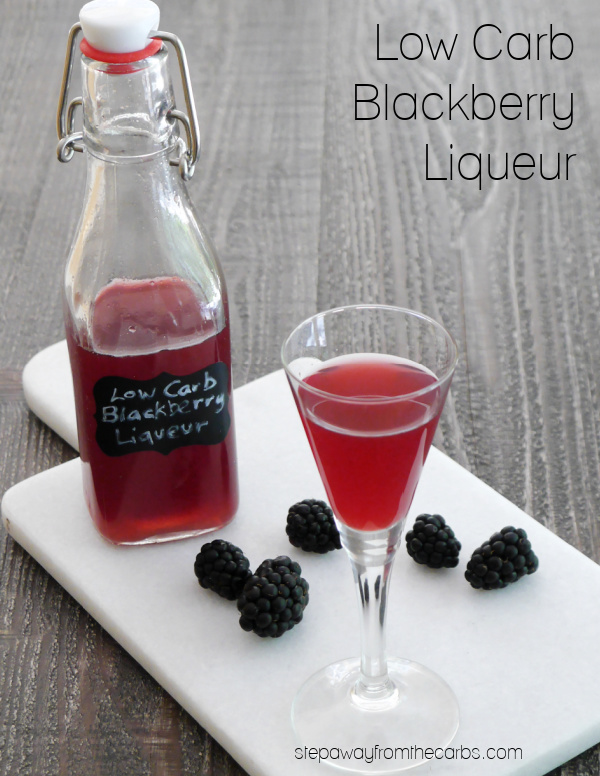 low carb blackberry liqueur (crème de mûre)