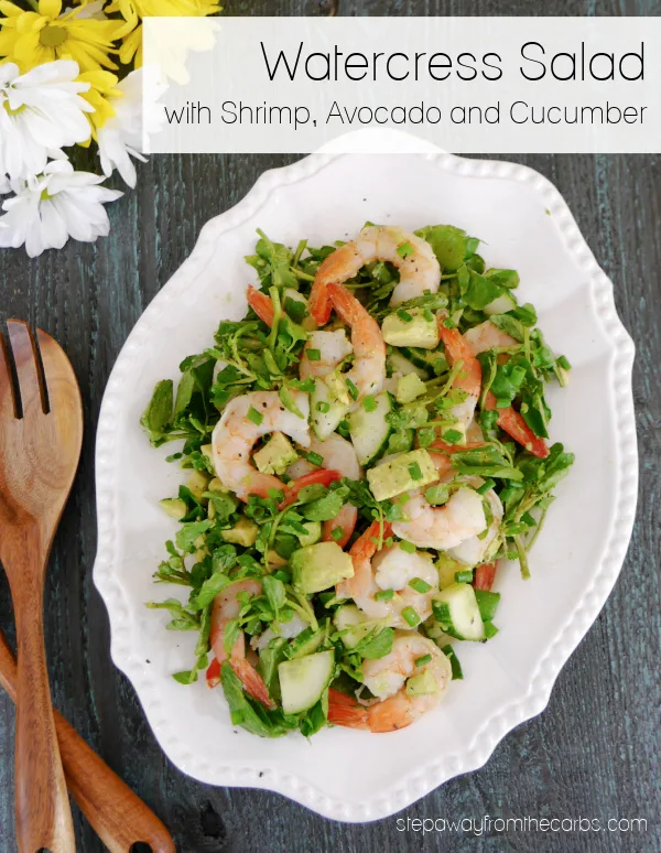Watercress Salad with Shrimp and Avocado