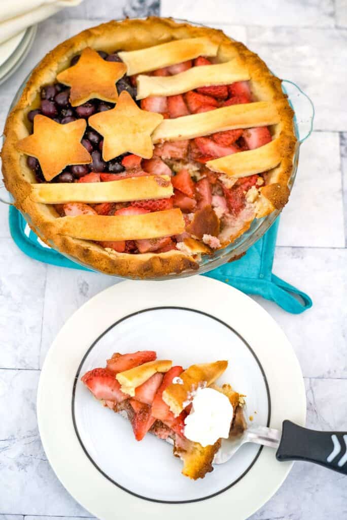 STRAWBERRY BLUEBERRY PIE