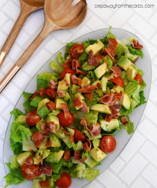 Keto Salad with Bacon Grease Dressing Step Away From The Carbs