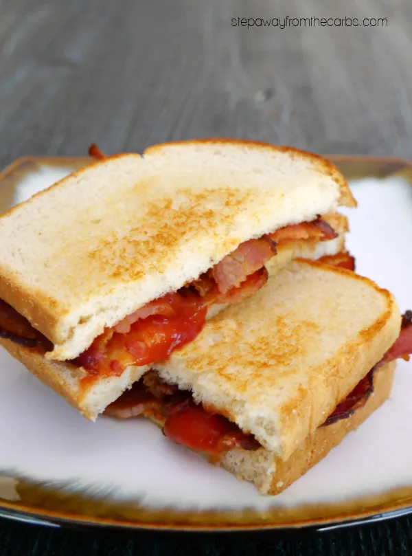 A Simple Low Carb Bacon Sandwich - and a celebration of how popular keto diets have become!