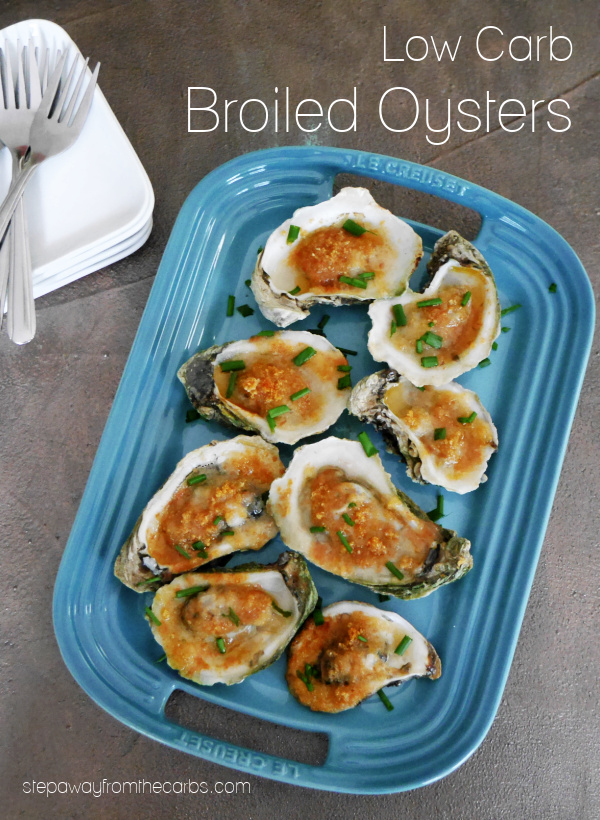 Low Carb Broiled Oysters