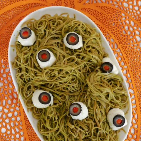 Low Carb Halloween Spaghetti
