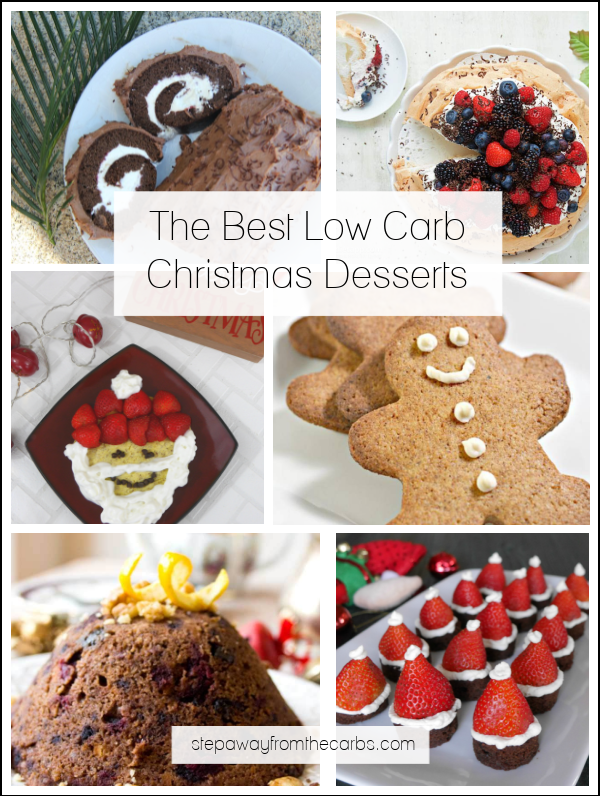 The Best Keto and Low Carb Christmas Desserts - fantastic holiday sweet treats for everyone to enjoy!