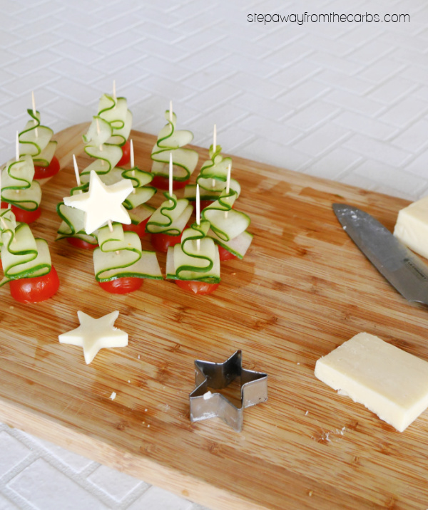 Cute Christmas Appetizer - requires just three simple low carb ingredients!