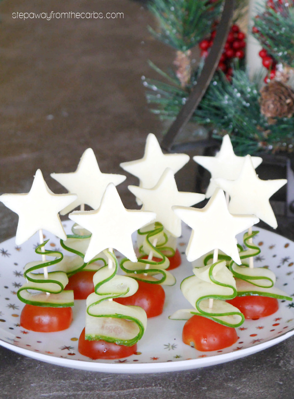 Cute Christmas Appetizer - requires just three simple low carb ingredients!