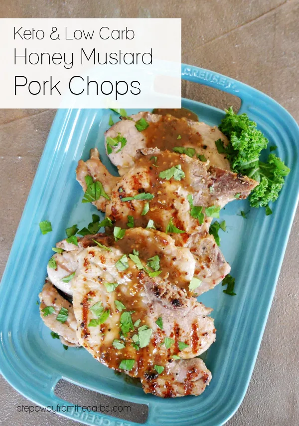 Keto Honey Mustard Pork Chops