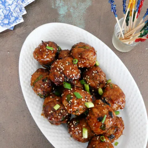 Keto Asian Chicken Meatballs