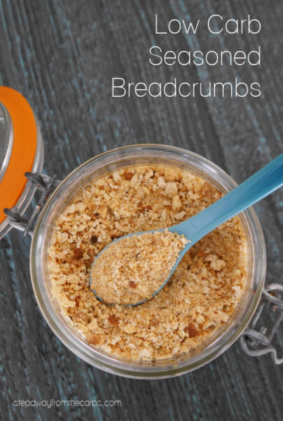 Low Carb Seasoned Breadcrumbs - Step Away From The Carbs