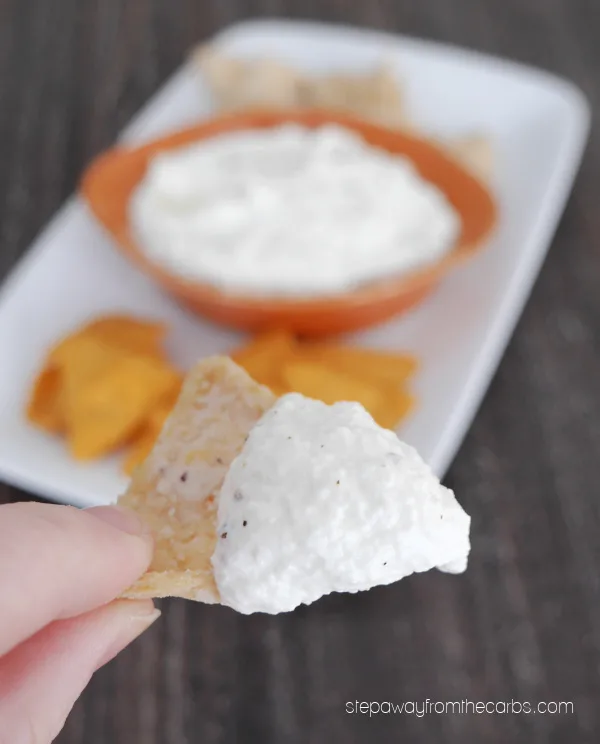 Burrata Dip - a quick and easy recipe that's super creamy and very low in carbs!