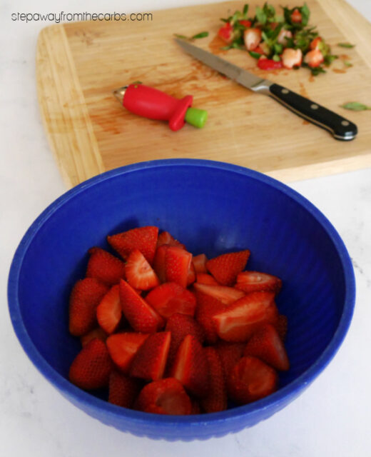 Low Carb Roasted Strawberries Step Away From The Carbs