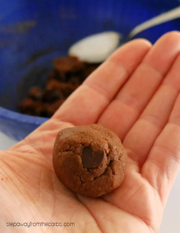 Low Carb Brownie Bombs - no-bake sweet treats that are keto-friendly and gluten free!