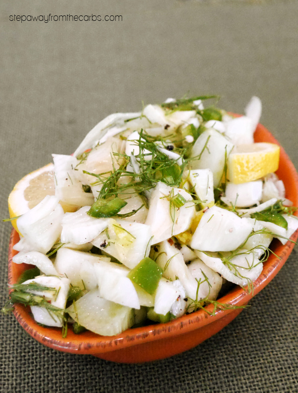 Spicy Fennel Salsa – ein kohlenhydratarmes und ketofreundliches Gewürz für gegrillten Fisch oder Fleisch!