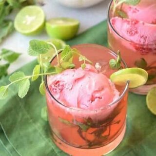 Strawberry Mojito Float