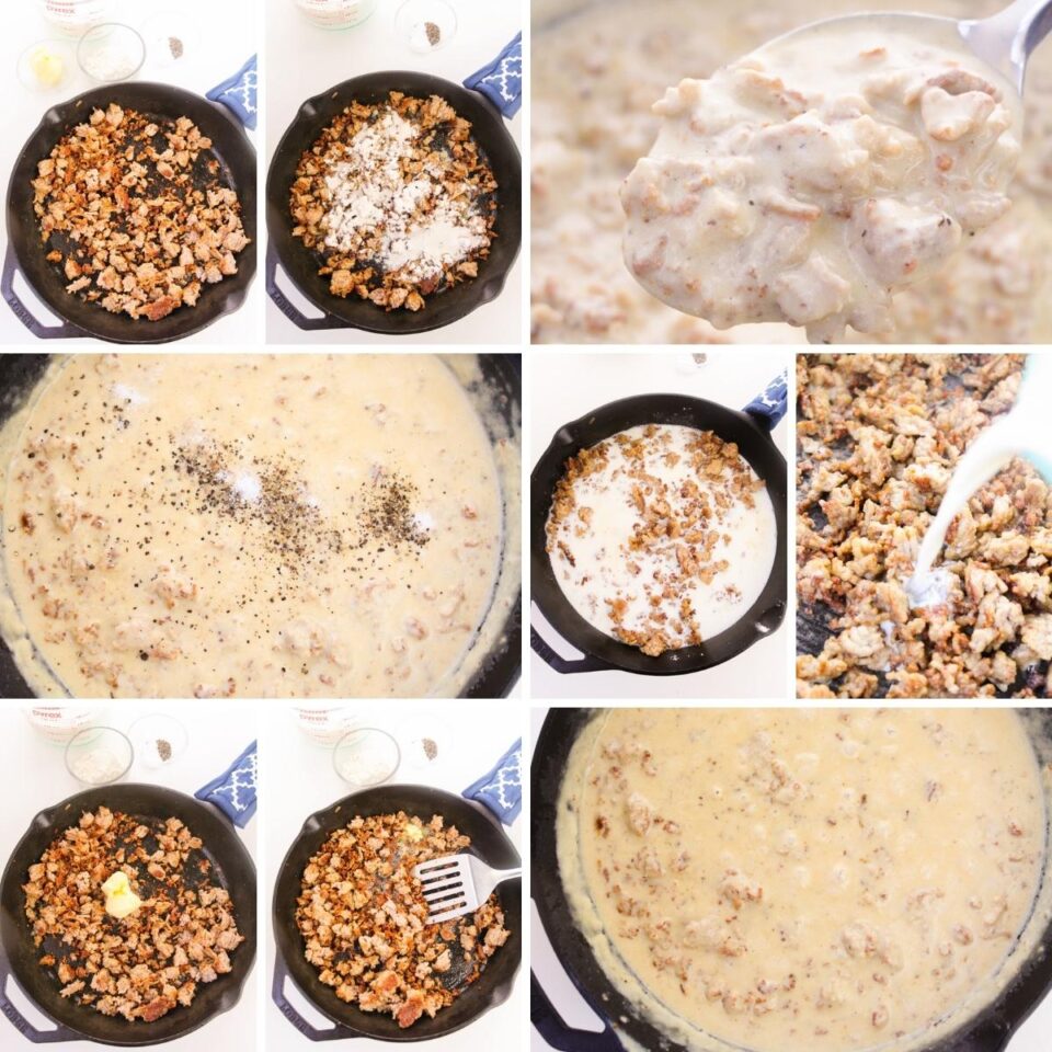 Keto Sausage Gravy Step Away From The Carbs