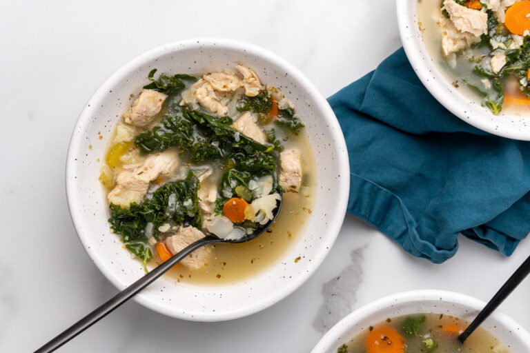 Chicken Kale Soup Step Away From The Carbs