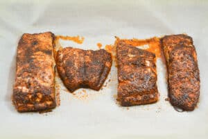 Mexican seasoned salmon
