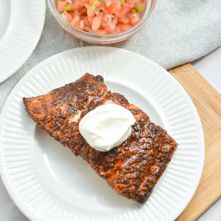 Mexican seasoned salmon