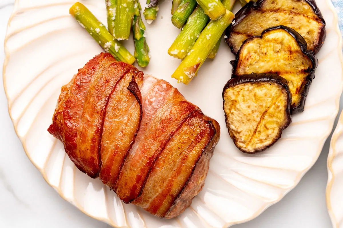 Bacon Wrapped Pork Chops Step Away From The Carbs 