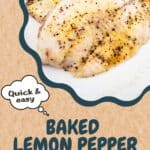how to make baked lemon pepper tilapia fish
