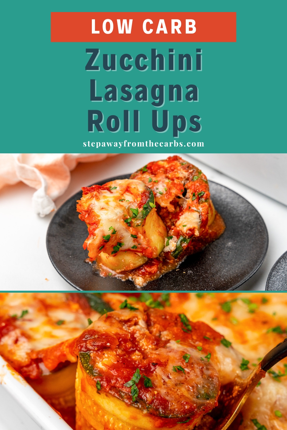 zucchini lasagna rolls