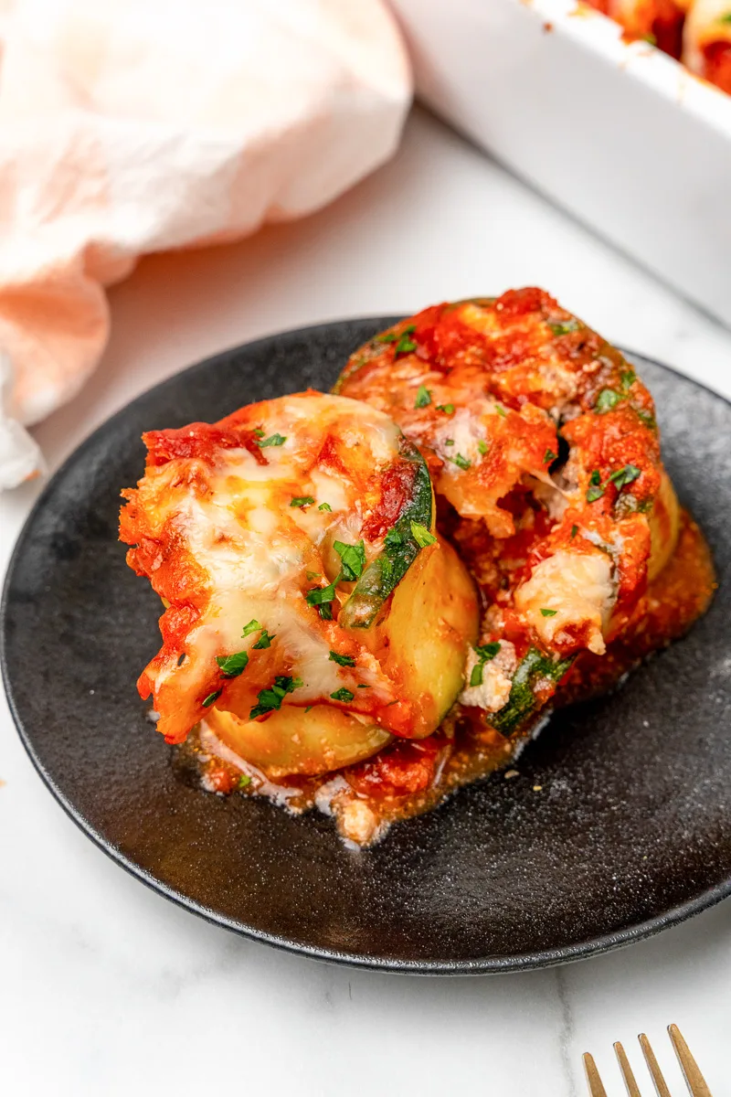zucchini lasagna rolls