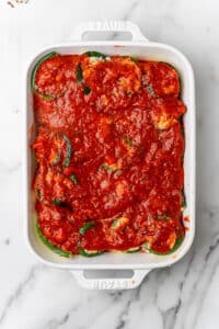 zucchini lasagna rolls