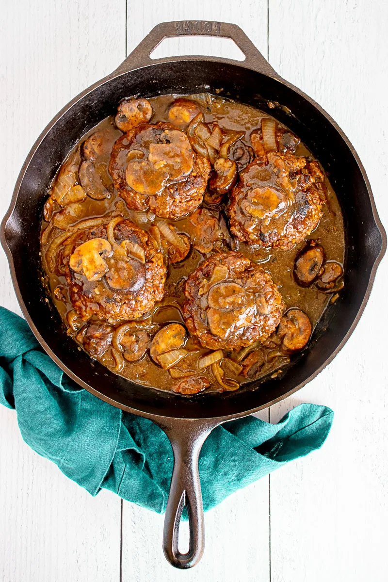 hamburger steak with gravy