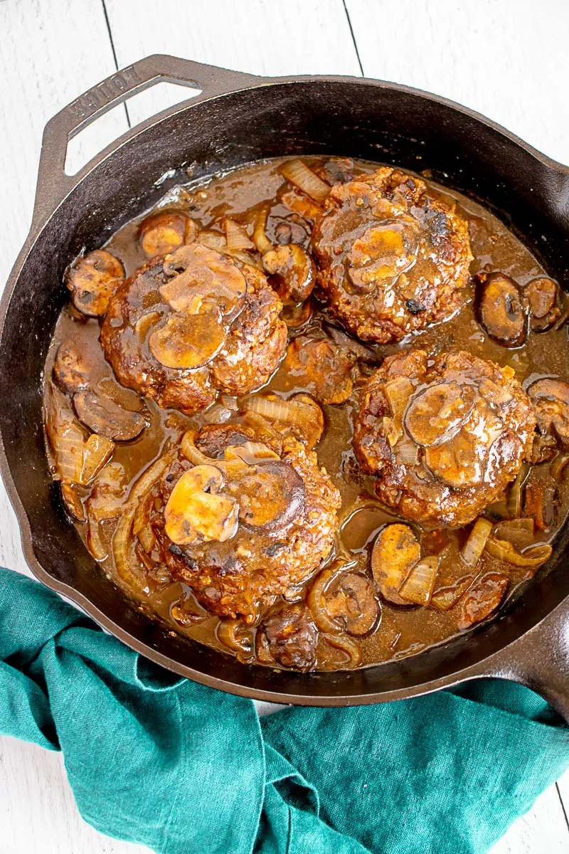 hamburger steak with gravy