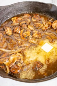 hamburger steak with gravy